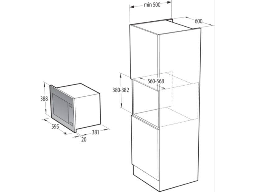 Mikrovlnná trouba Gorenje BM251SG2BG