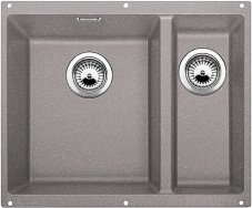 Blanco SUBLINE 340/160 U Silgranit aluminium bez táhla dřez vlevo