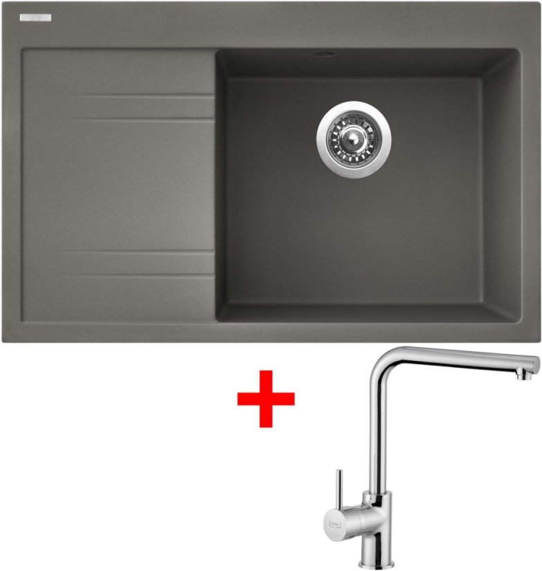 Sinks RIM 780 P Truffle + Elka Sinks RIM 780 P Truffle + Elka