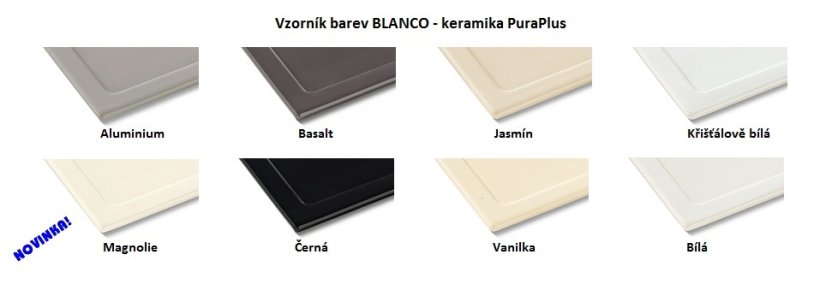 Blanco SUBLINE 350/150 U Keramika basalt s táhlem dřez vlevo