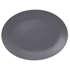 RAK Porcelain RAK Talíř oválný 36 × 27 cm, šedá | RAK-NFNNOP36GY