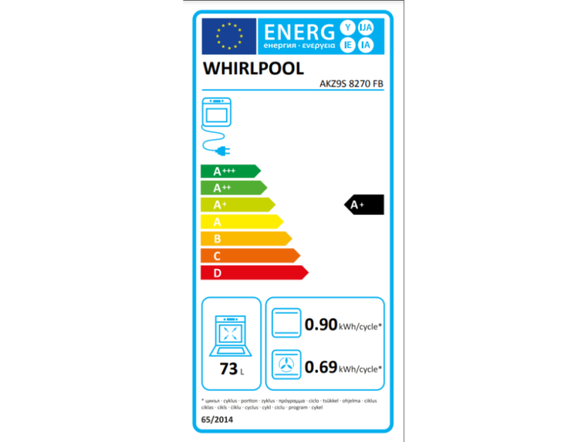 Vestavná trouba Whirlpool AKZ9S8270FB