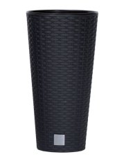 Květináč Prosperplast Rato Tubus s vkladem antracit 25 cm