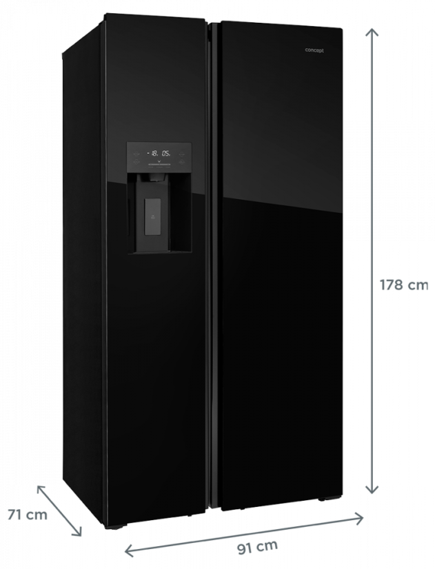 Americká chladnička Concept LA7691bc