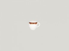 RAK Porcelain RAK Woodart šálek na espresso 9 cl – světle hnědá | RAK-WDCLCU09TB