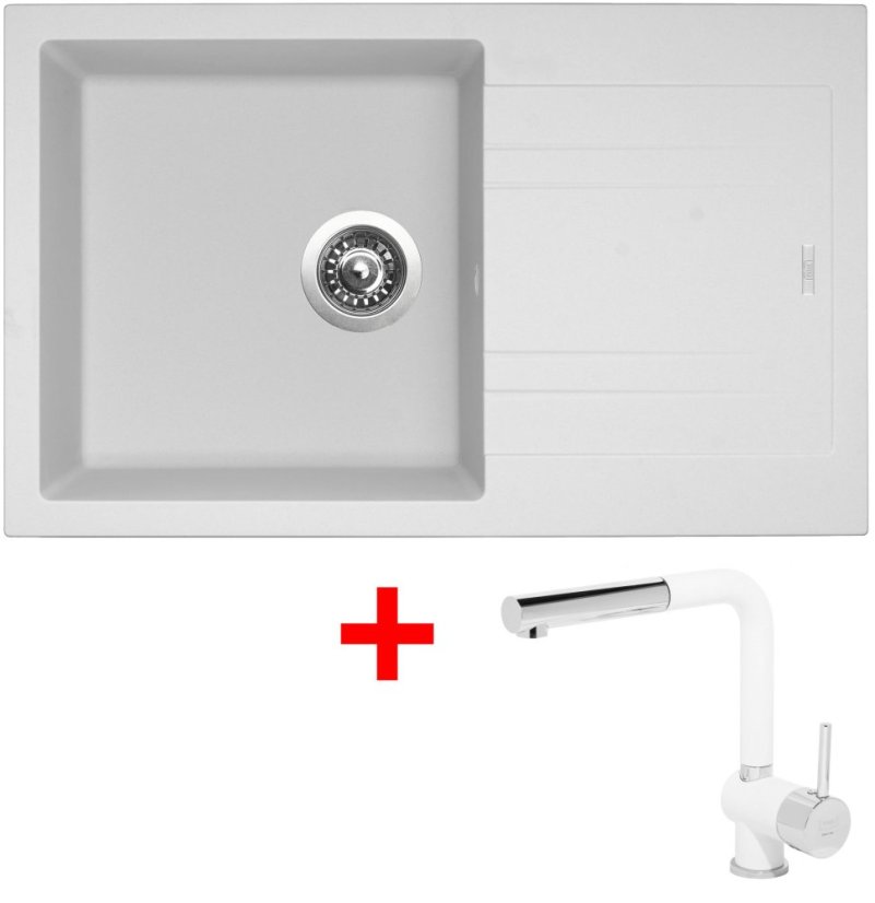 Sinks LINEA 780 Milk + Mix 3 P GR Sinks LINEA 780 Milk + Mix 3 P GR