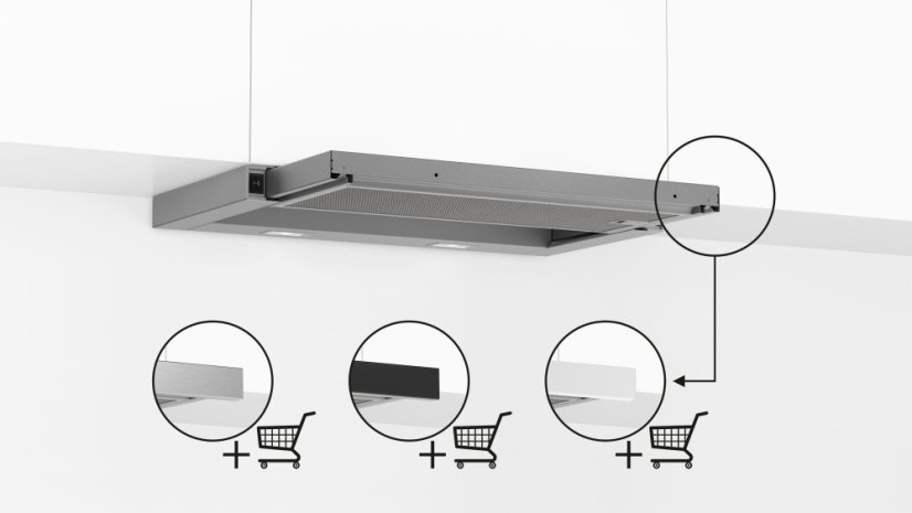 Výsuvná digestoř Bosch DFL064W54