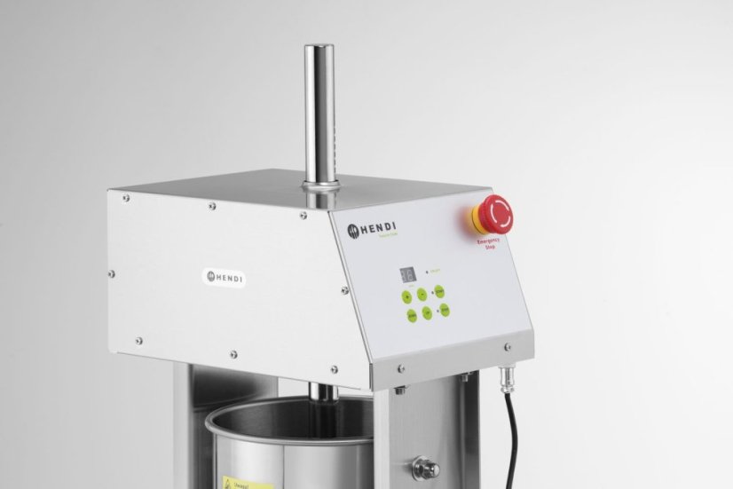Elektrický stroj na plnění klobás, HENDI, 15L, 230V/60W, 450x350x(H)750mm