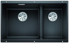 Blanco SUBLINE 430/270 U InFino Silgranit černá bez táhla