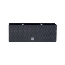 Samozavlažovací květináč Prosperplast Rato Case 51,4 x 19 x 18,6 cm antracit