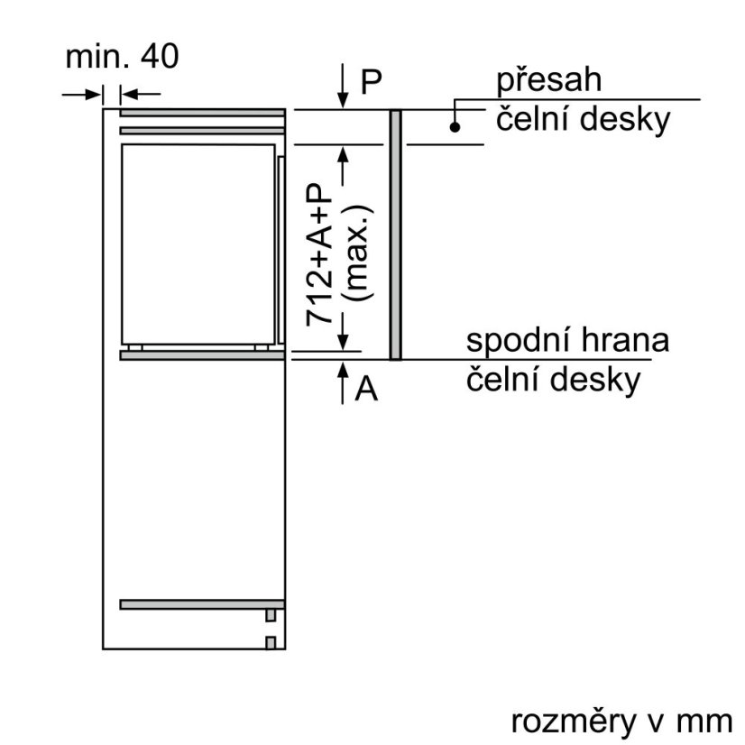 Vestavný šuplíkový mrazák Siemens GI11VADE0
