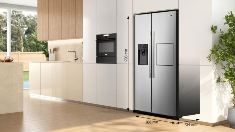 Americká chladnička Gorenje NRS9182VXB1