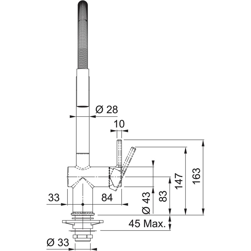 Franke FN 3407.901 ACTIVE SEMI PRO Matná černá