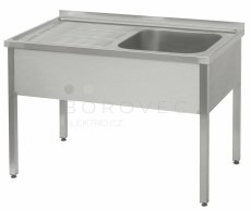 OEM dřez - 140x60, nádoba 50x50x30 cm vpravo