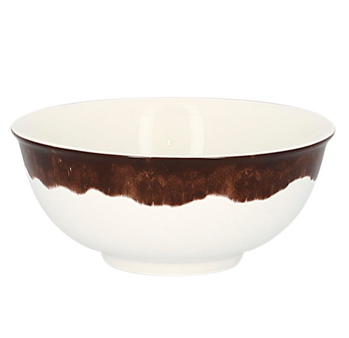 RAK Porcelain RAK Woodart miska na rýži 58 cl – tmavě hnědá | RAK-WDNNRB16OB RAK Porcelain RAK Woodart miska na rýži 58 cl – tmavě hnědá | RAK-WDNNRB16OB