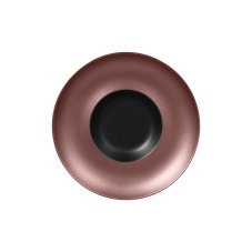 RAK Porcelain RAK Metalfusion talíř hluboký Gourmet 29 cm, černobronzový | RAK-MFFDGD29BB
