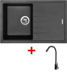 Sinks BEST 780 Metalblack + ELASTA černá matná