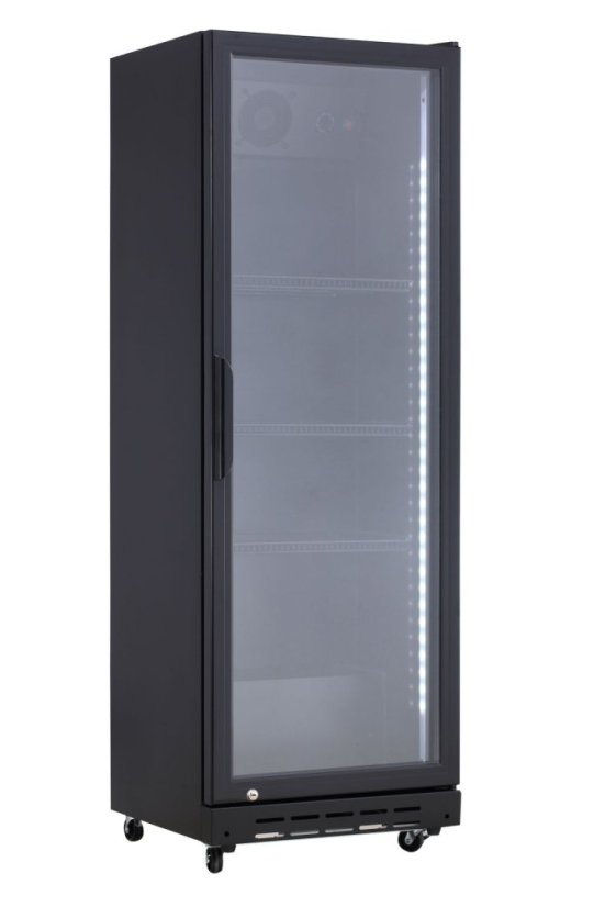 Chladnička do baru, jedny dveře, Arktic, 3 police, 160L, Černá, 230V/250W, 538x525x(H)1585mm