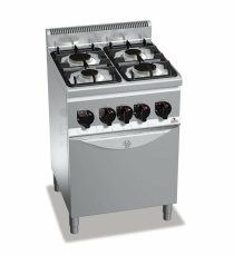 Plyn. sporák Bertos G6F4PW+FG1 (22,5 kW)