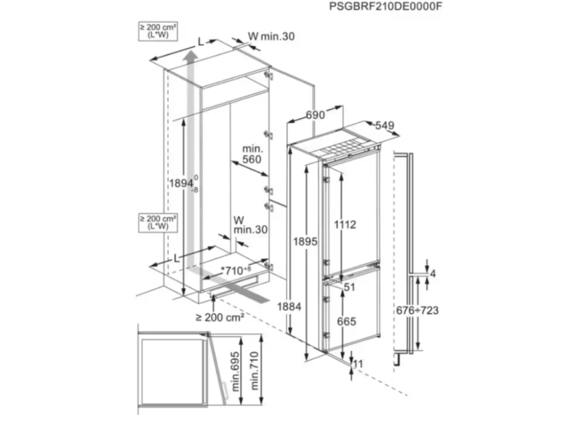 Vestavná chladnička Electrolux ENG7TE75S