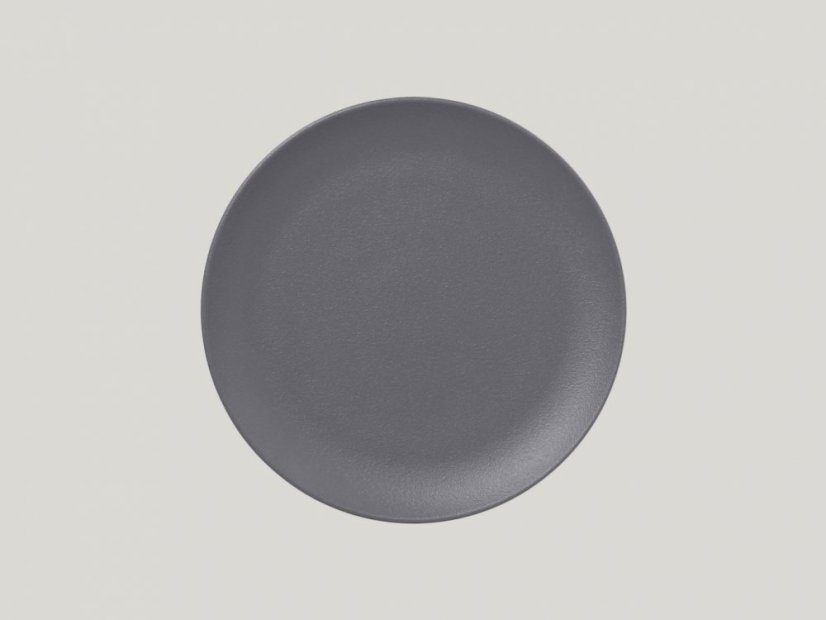 RAK Porcelain RAK Talíř mělký 24 cm, šedá | RAK-NFNNPR24GY