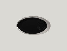 RAK Porcelain RAK Antic oválný podšálek pro MAGICU23/MAGICU09, stříbrný | RAK-MAGISA29SB