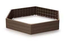 Vyvýšený záhon Prosperplast BASE WOODY hnědý 148 cm