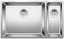 Blanco ANDANO 500/180-U InFino nerez hedvábný lesk bez táhla dřez vlevo