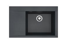 Alveus PURE-G 70 P černý A90 + QC sifon_algranit