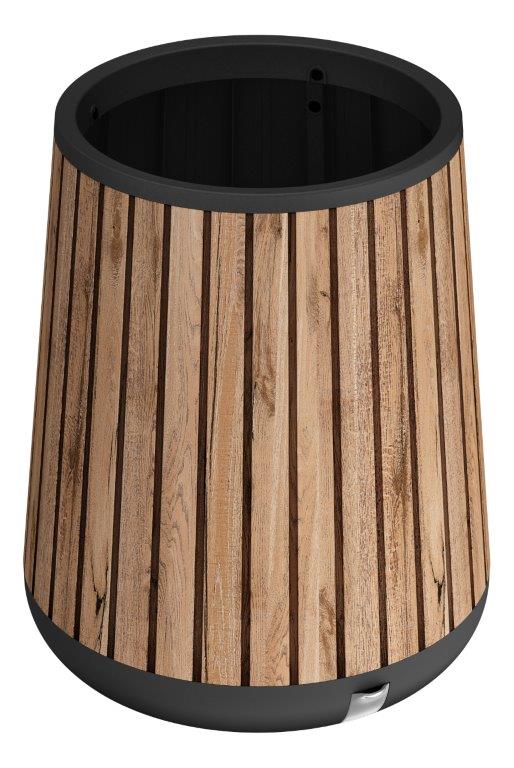 Květináč Keter Deco Conic walnut