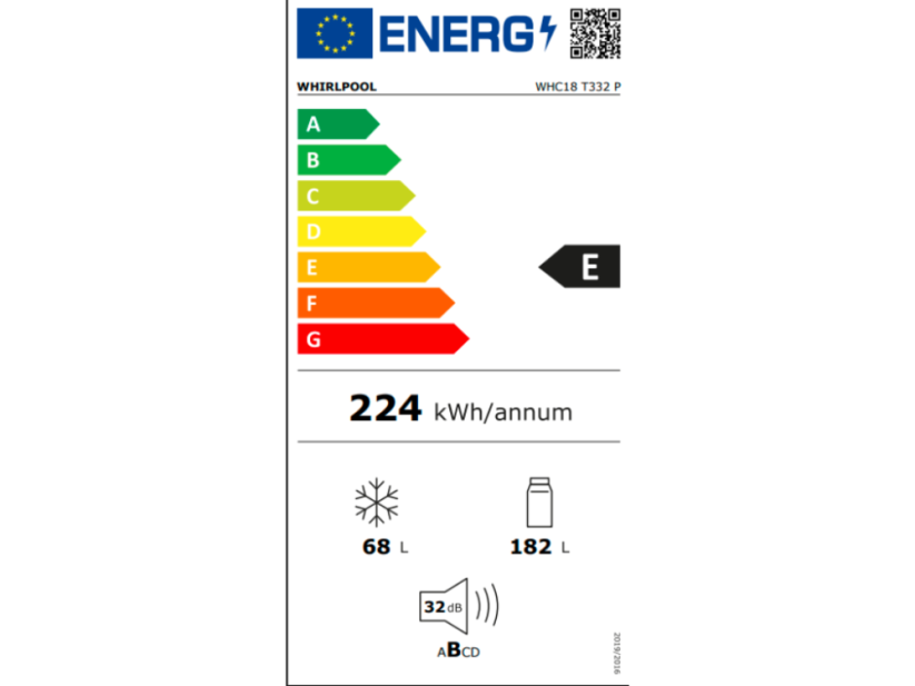 Vestavná chladnička Whirlpool WHC18T332P