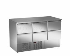 Asber stůl chladící "SALADETA" ETS-140-06 NS 220V-240V 1N 50Hz