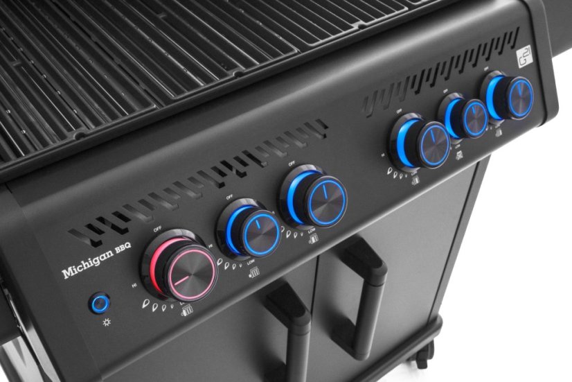 Plynový gril G21 Michigan BBQ Premium Line, 6 hořáků + zdarma redukční ventil