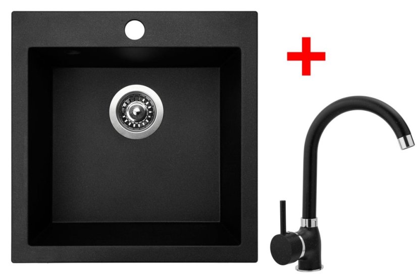 Sinks VIVA 455 Granblack + Polo GR Sinks VIVA 455 Granblack + Polo GR