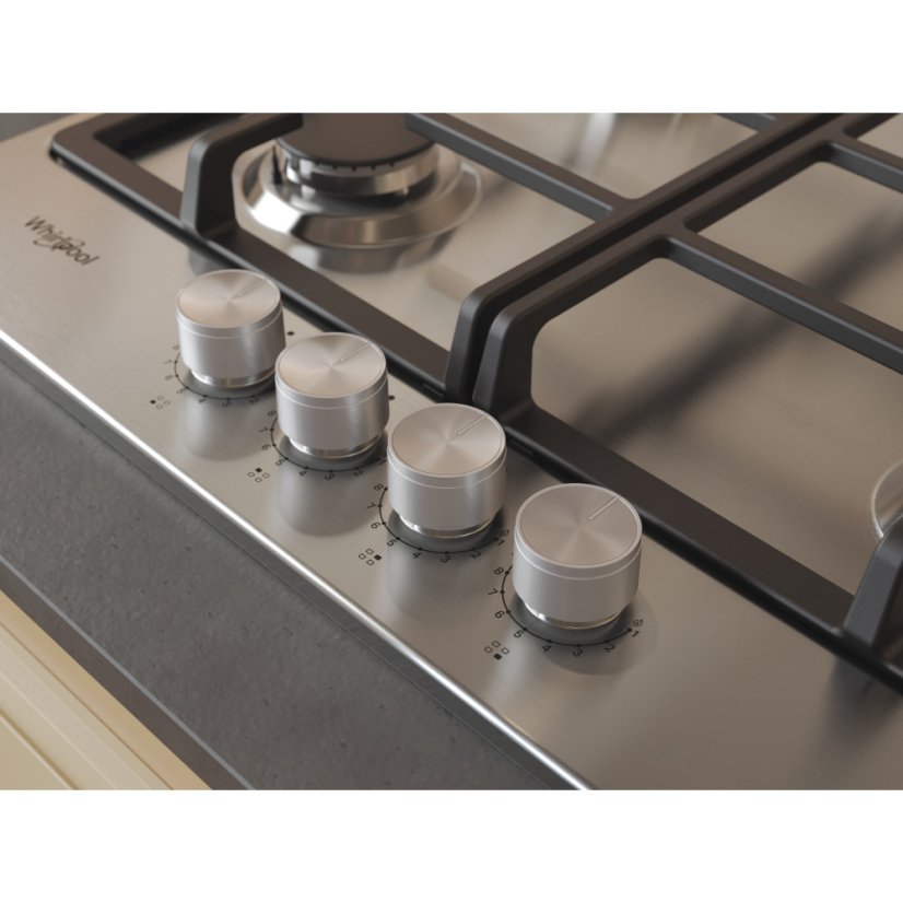 Plynová varná deska Whirlpool TKRL660IX