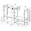 Ostrůvková digestoř Faber - T-SHELF BK MATT A180