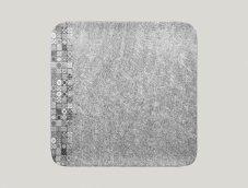 RAK Porcelain RAK Splednour talíř čtvercový 33 × 33 cm – šedá | RAK-SRAUSP33