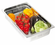Gastronorm GN 1/1 (h=40 mm) nerezová děrovaná