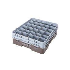 Cambro Koš Camrack 30 pozic, výška sklenice 17,4 cm - Hnědá