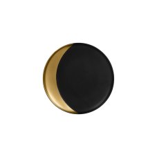 RAK Porcelain RAK Metalfusion talíř hluboký 24 cm, černozlatý | RAK-MFMODP24GB