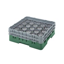 Cambro Koš Camrack 20 pozic, výška sklenice 13,2 cm - Zelená