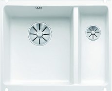 Blanco SUBLINE 350/150 U InFino Keramika zářivě bílá dřez vlevo bez excentru
