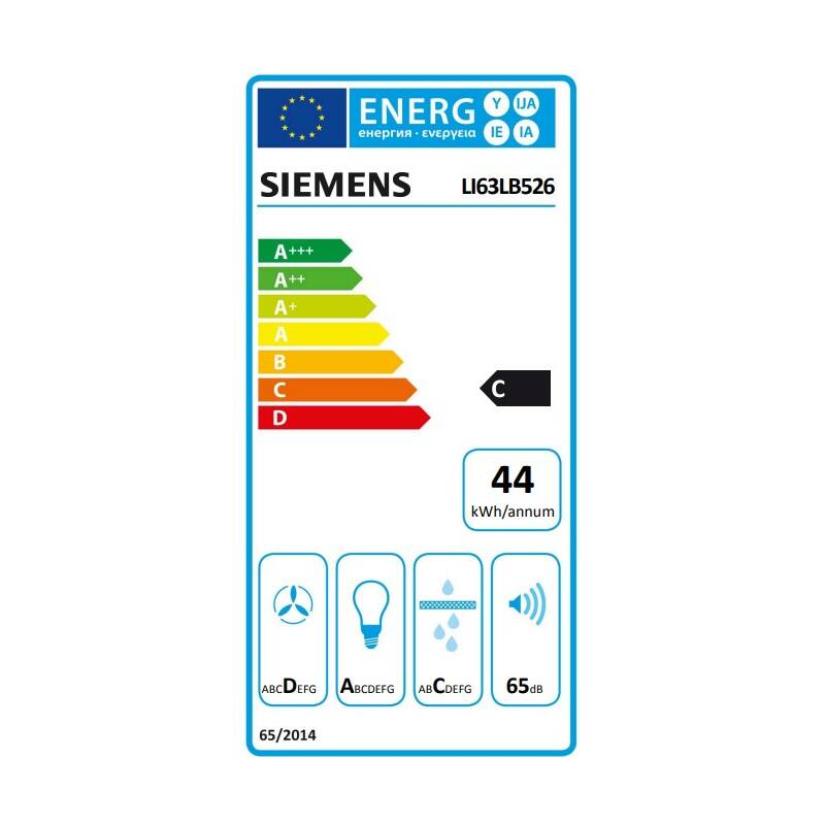 Výsuvná digestoř Siemens LI63LB526