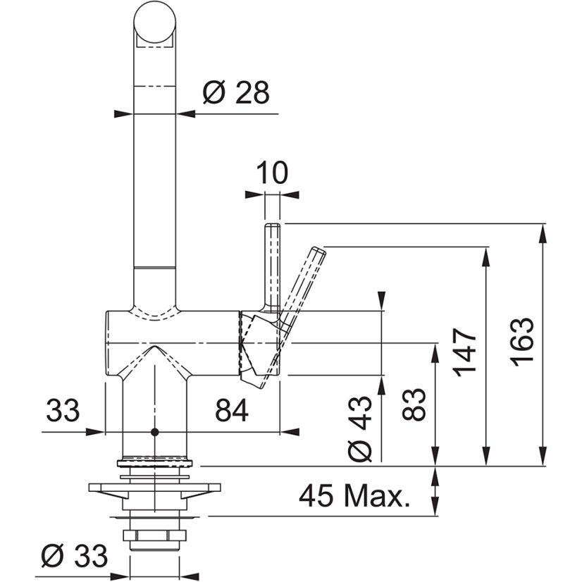 Franke FN 6100.901 ACTIVE NEW Matná černá