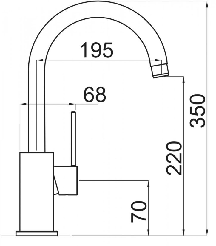 Sinks VITALIA - 28 Milk