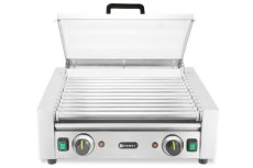Gril na párky - 2 zónový s energeticky úsporným krytem, HENDI, 220-240V/980W, 566x527x(H)259mm