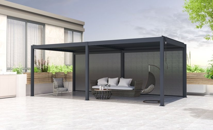 Příslušenství G21 boční markýza pro pergolu Austin Premium 6x3 a 6x4 m