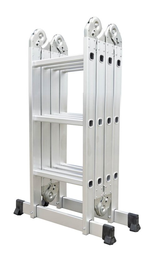 Hliníkové štafle G21 GA-SZ-4x3-3,7M multifunkční + podlážka
