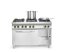 Plynový sporák Kitchen Line 6 hořáků s konvektomatem GN 1/1, HENDI, Kitchen Line, 230V/3000W, 28,5kW, 1200x722x(H)900mm