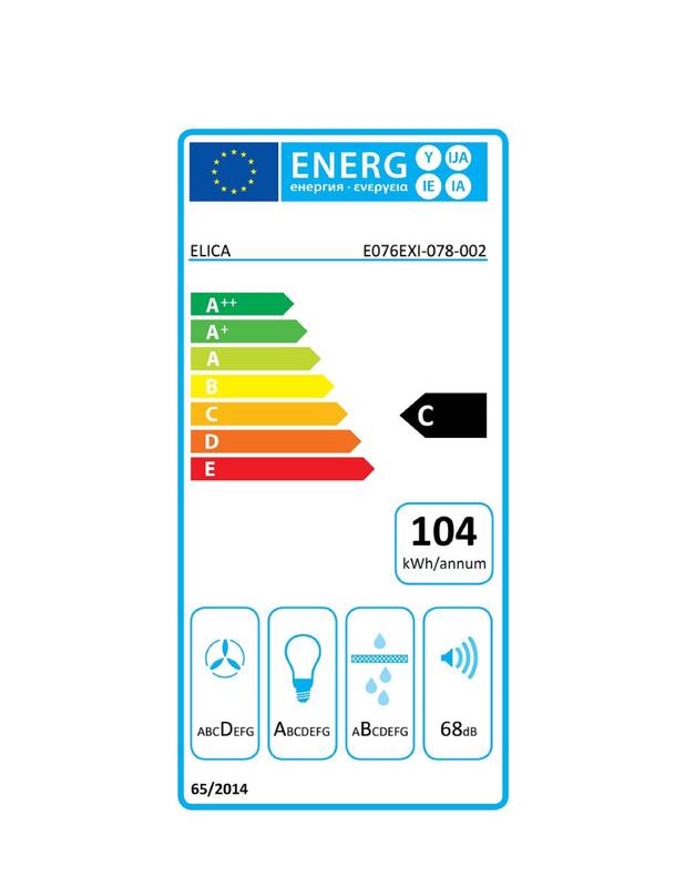 Komínová digestoř Elica TUBE PRO BL MAT/A/43
